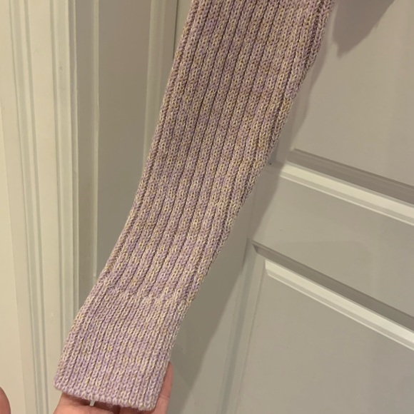 Urban Outfitters Pink Rainbow Cropped Knit Sweater XS - Picture 4 of 4